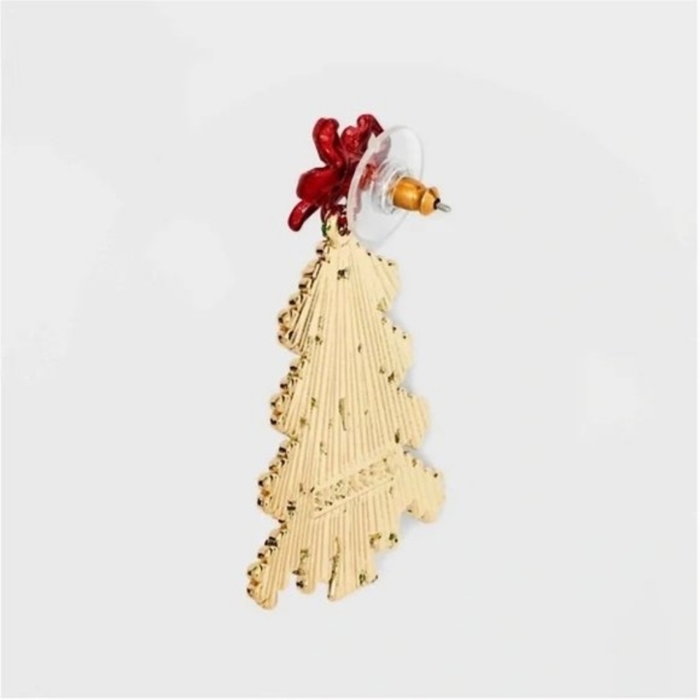Sugarfix BaubleBar Christmas 'Tree Spirit' Holiday Earrings NWT - Picture 2 of 2